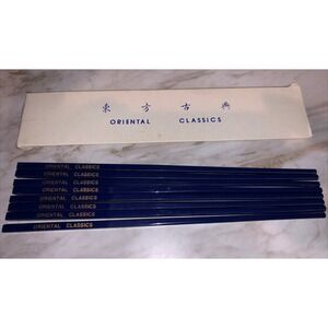 Vintage Oriental Classics‎ ChopSticks 4 Pair Royal Blue